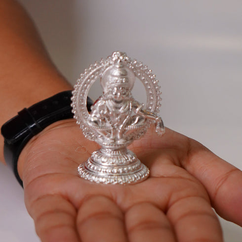 Pure Silver Ayyappa Idol 34g