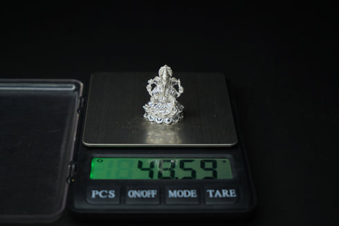 Pure Silver Ganesh Idol 48.59 grams