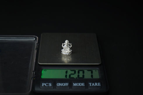 Pure Silver Bappa Morya Ganesh Idol 12.07g