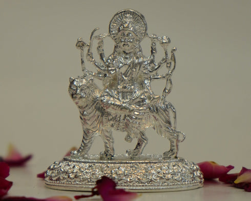 Pure Silver Durga Mata 20g By Mahita Collections