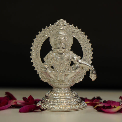 Pure Silver Ayyappa Idol 34g