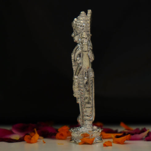 Satyanarayana Swamy | Vishnu Murti Idol In Pure Silver 23g