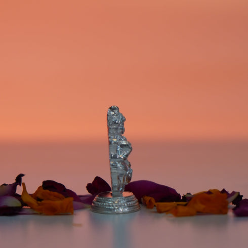 Pure Silver Lakshmi Devi Idol 5g 1 pcs