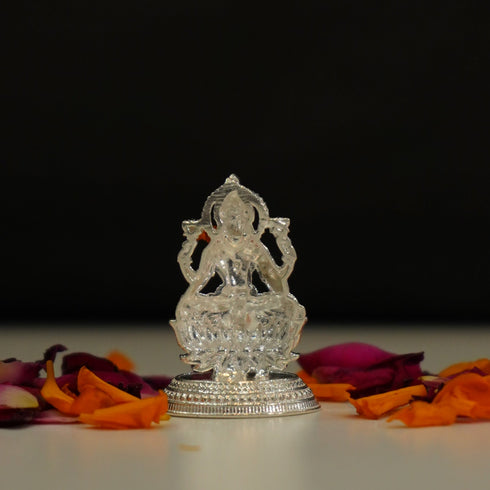 Pure Silver Lakshmi Devi Idol 5g 1 pcs