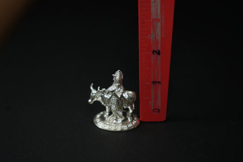 Pure Silver Krishna With Cow Idol 81.29 grams