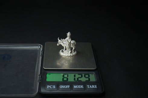 Pure Silver Krishna With Cow Idol 81.29 grams