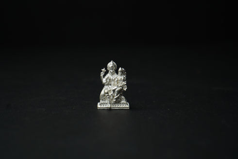 Pure Silver Vishnu With Laxmi Idol