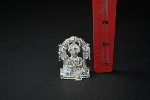 Pure Silver Swamy Ramanuja With Snakes On Head 57.35g