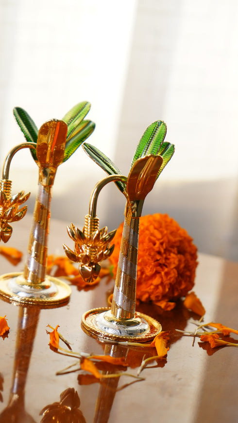 Pure Silver Banana Pair Trees 48g each