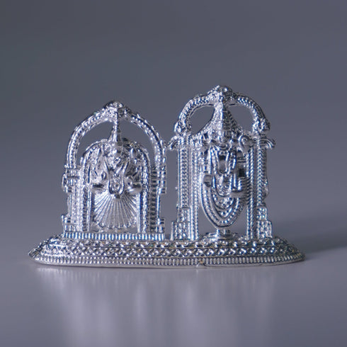 Pure Silver 9.25 Padmavati Balaji idol 15g