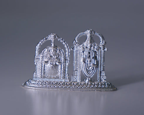 Pure Silver 9.25 Padmavati Balaji idol 15g