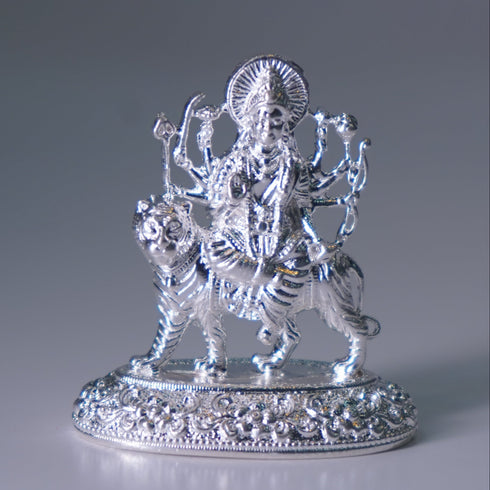 Pure Silver Durga Mata 20g By Mahita Collections