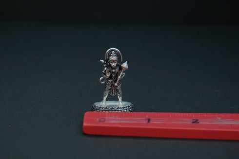 Pure Silver Antique Hanuman Idol Standing 8.26G By Mahita Collections