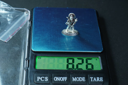 Pure Silver Antique Hanuman Idol Standing 8.26G By Mahita Collections