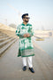 Kzari Handicraft Green Tie-Dye Kurta