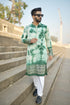 Kzari Handicraft Green Tie-Dye Kurta