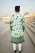 Kzari Handicraft Green Tie-Dye Kurta