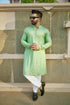 Kzari Pista Kaanch - Rayon Mirror Kurta