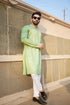 Kzari Pista Kaanch - Rayon Mirror Kurta