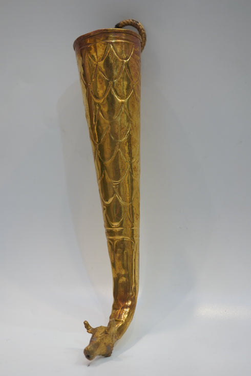 Brass Sirangi Gomukhi Vessel for Shivlinga Abhishek 119g
