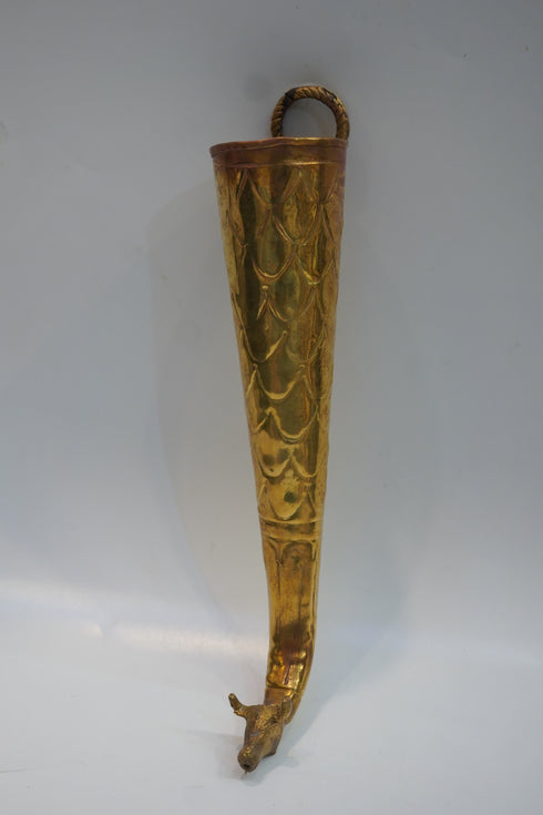 Brass Sirangi Gomukhi Vessel for Shivlinga Abhishek 119g