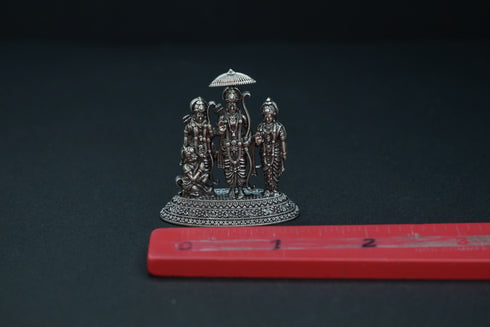 Pure Silver Antique Rama Family Small 13.82G By Mahita Collections
