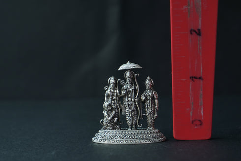 Pure Silver Antique Rama Family Small 13.82G By Mahita Collections