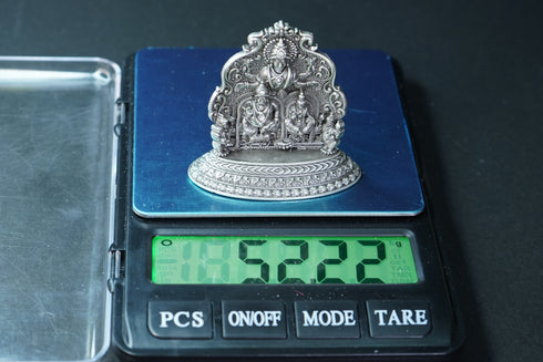 Pure Silver Antique Kuber Family 52.22G By Mahita Collections