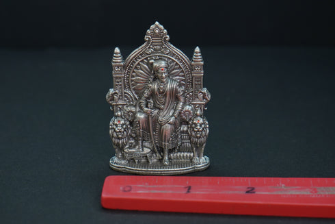 Pure Silver Antique Chathrapathi Shivaji 47.46G By Mahita Collections