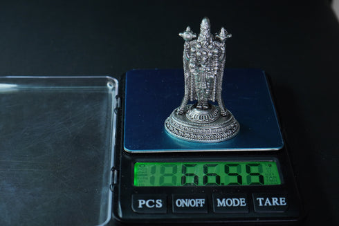 Pure Silver Antique Garland Balaji 66.55G By Mahita Collections