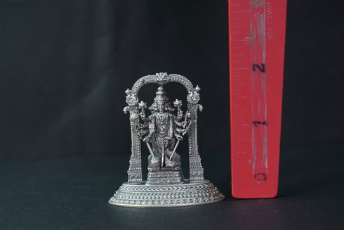 Pure Silver Antique Dhashavathar Small 41.57G By Mahita Collections