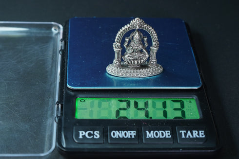 Pure Silver Antique Laxmi Devi 24.14G By Mahita Collections