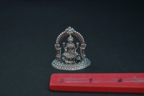 Pure Silver Antique 2D Arch Laxmi 18.84G By Mahita Collections