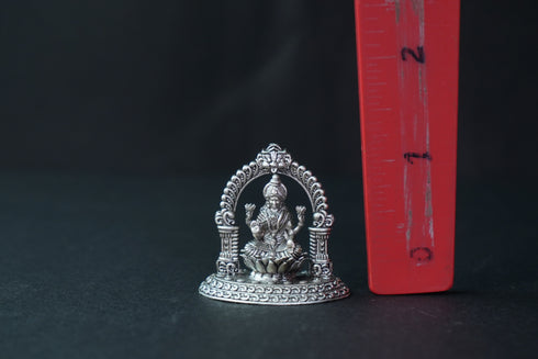 Pure Silver Antique 2D Arch Laxmi 18.84G By Mahita Collections