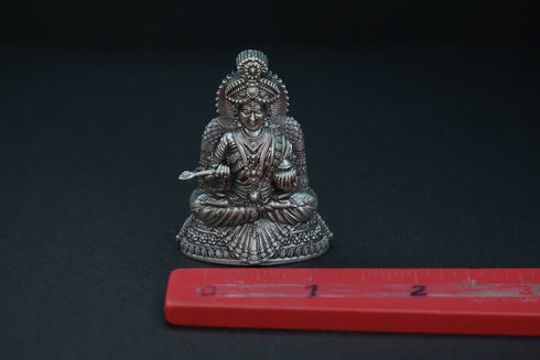 Pure Silver Antique Annapurana Devi Big 34.70G By Mahita Collections
