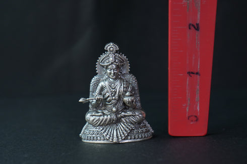 Pure Silver Antique Annapurana Devi Big 34.70G By Mahita Collections