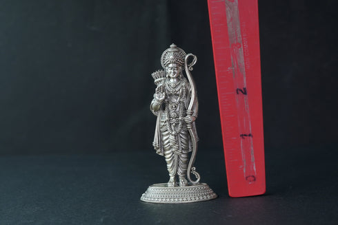 Pure Silver Antique Rama Idol 58.95G By Mahita Collections