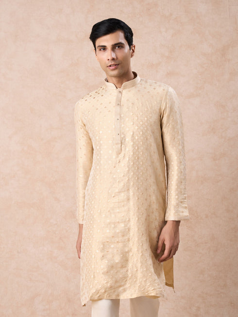 Manyavar Golden Glow Kurta Churidar