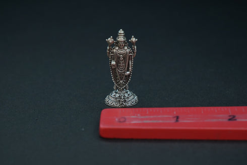 Pure Silver Antique 2D Venkateshwara 5.35G By Mahita Collections