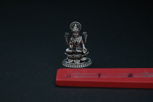 Pure Silver Antique Laxmi Devi Idol 15.86G By Mahita Collections