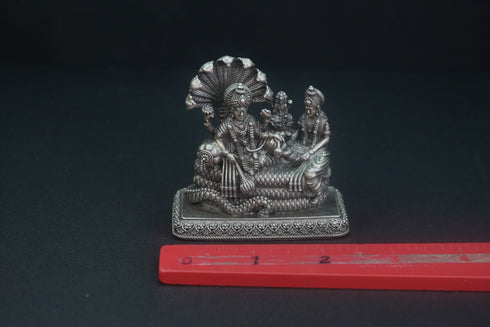 Pure Silver Antique Vishnu Murthy Idol 150G By Mahita Collections
