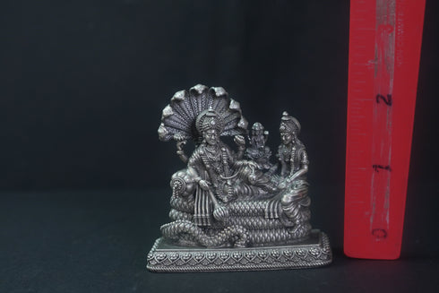 Pure Silver Antique Vishnu Murthy Idol 150G By Mahita Collections