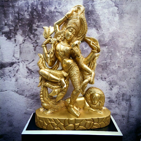 Tamas Brass Ardhanarishwara Statue