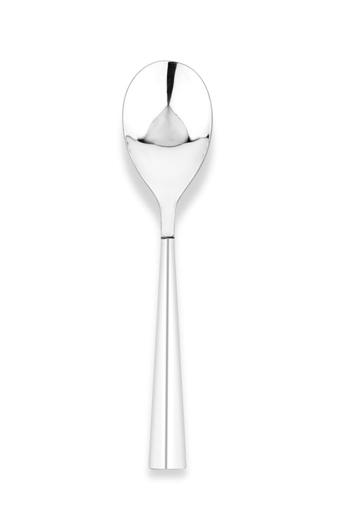 Vinod Stainless Steel Aero PLAIN Serving Spoon Cooking Spoon Set of 3 Heavy Gauge Stainless Steel Mirror Finish Rust Resistant Dishwasher Safe