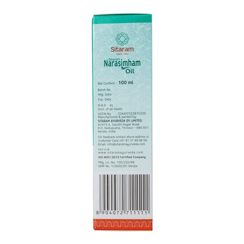 Sitaram Ayurveda Narasimham Oil