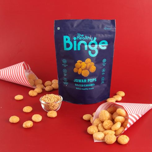 The Healthy Binge Jowar Pops| Salted Caramel