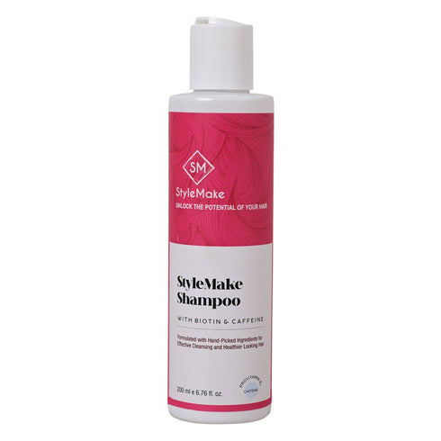 Style Make StyleMake Biotin & Caffeine Thickening SLS Free Shampoo for Men and Women D Panthenol & Biotin For Strong & Thick Hair