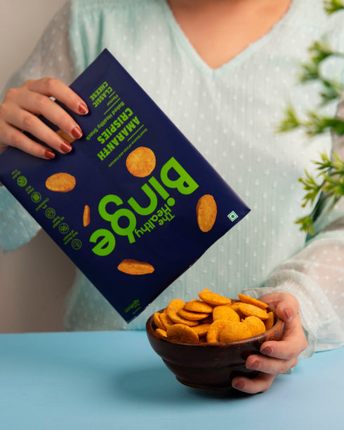 The Healthy Binge Amaranth Chips| Classic Cheese