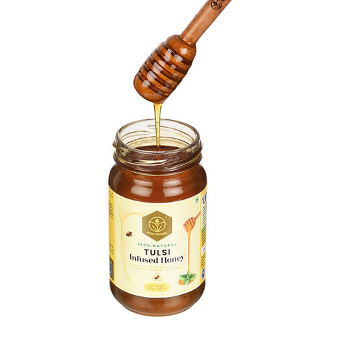 Shiva Organic Tulsi (Holy Basil) Infused Honey