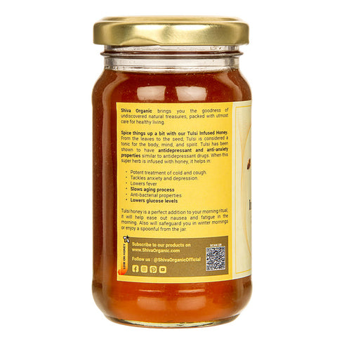 Shiva Organic Tulsi (Holy Basil) Infused Honey
